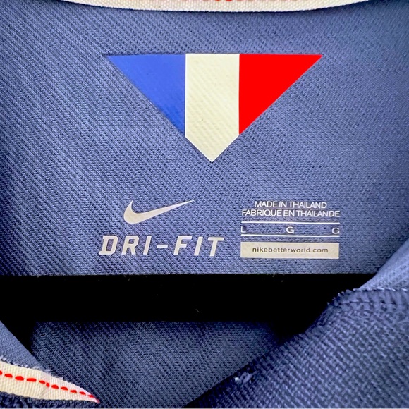 NIKE France 2014 FIFA World Cup Football Soccer Jersey Size Large - Picture 2 of 7